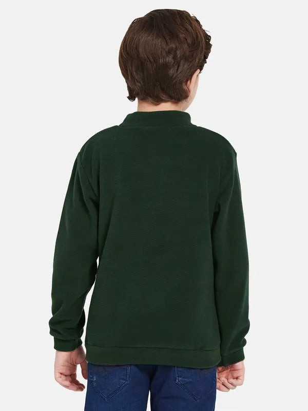 Octave Boys High Neck Fleece Pullover