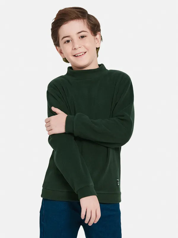 Octave Boys High Neck Fleece Pullover