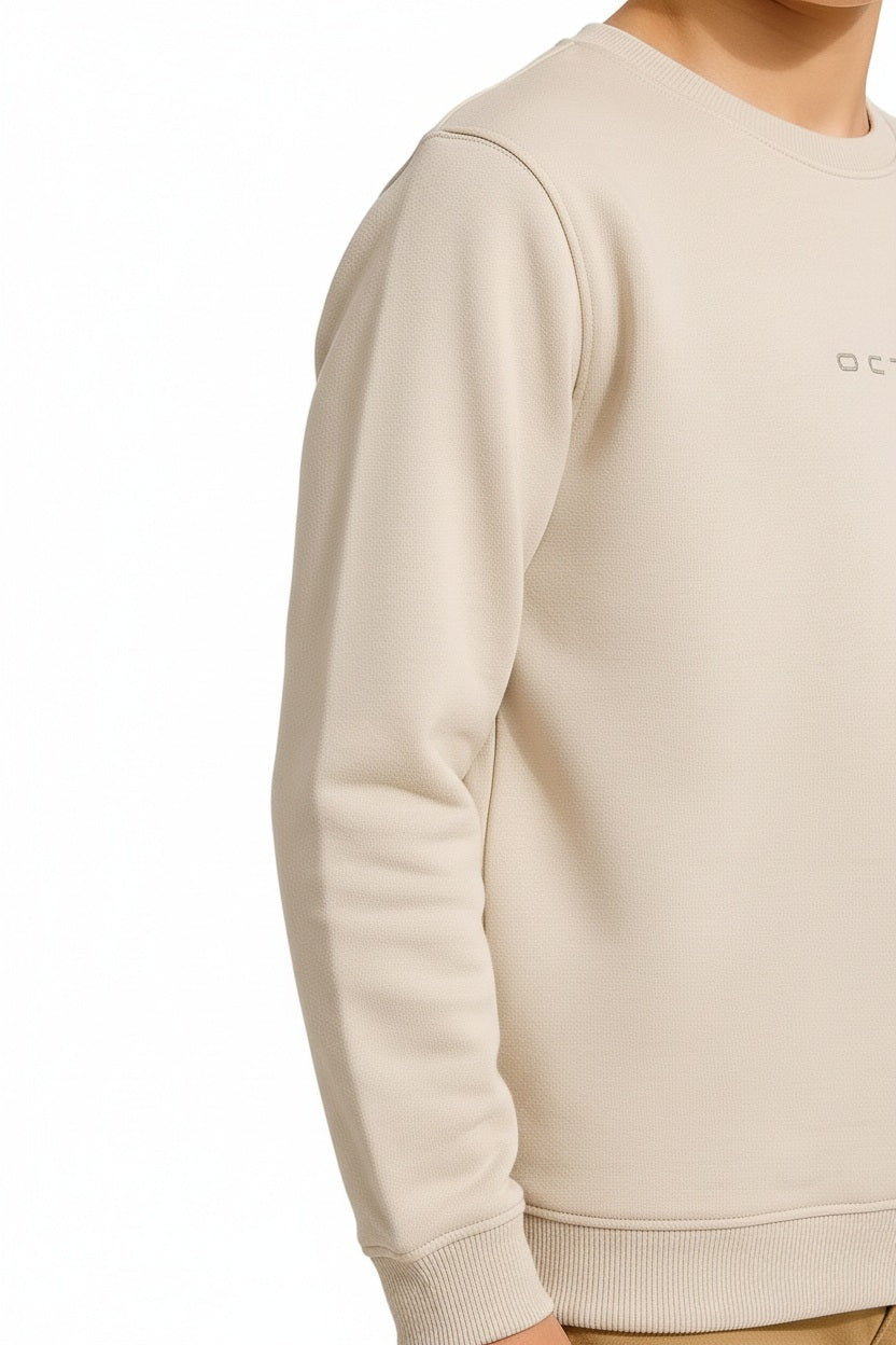 Boys Round Neck Graphic Print  Sweatshirt