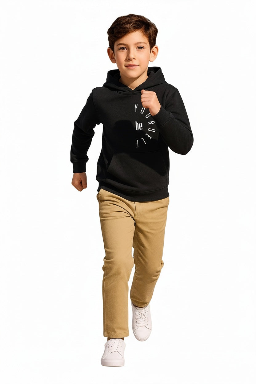 Boys Printed Hooded Sweatshirt