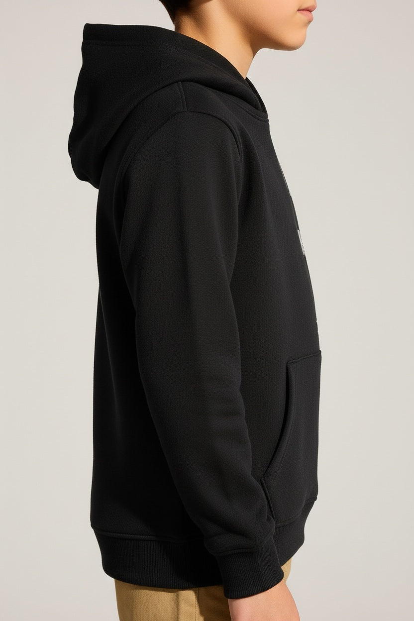 Boys Printed Hooded Sweatshirt