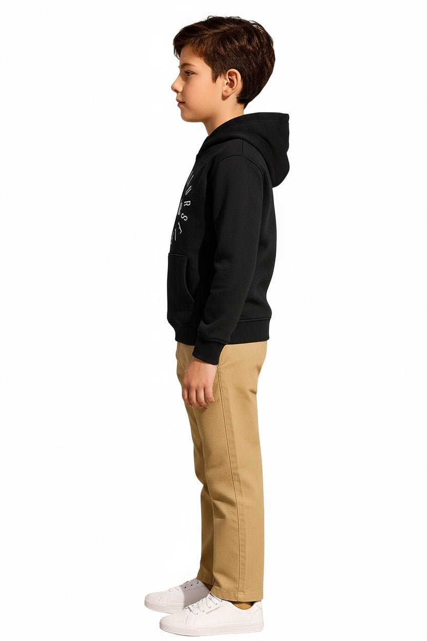 Boys Printed Hooded Sweatshirt