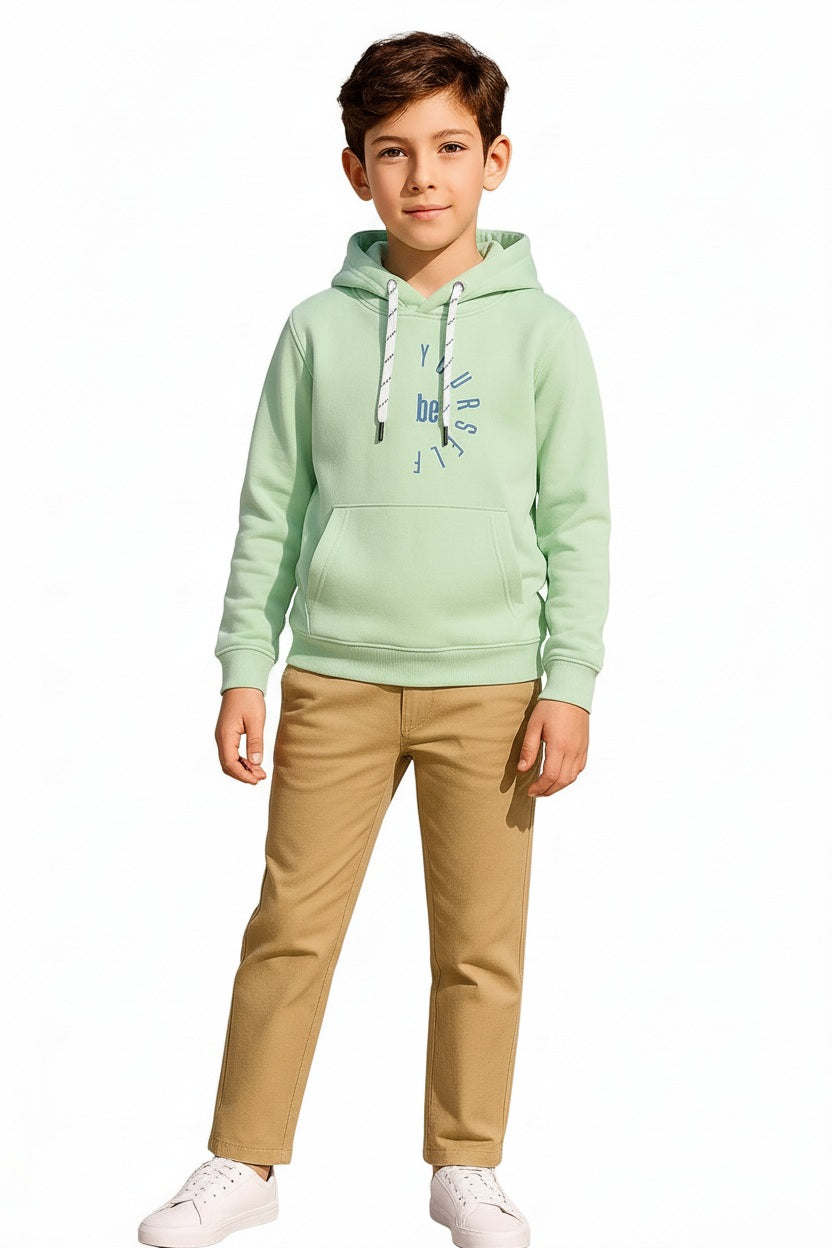 Boys Printed Hooded Sweatshirt