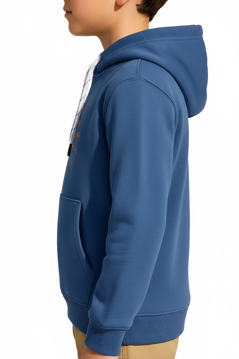 Boys Printed Hooded Sweatshirt