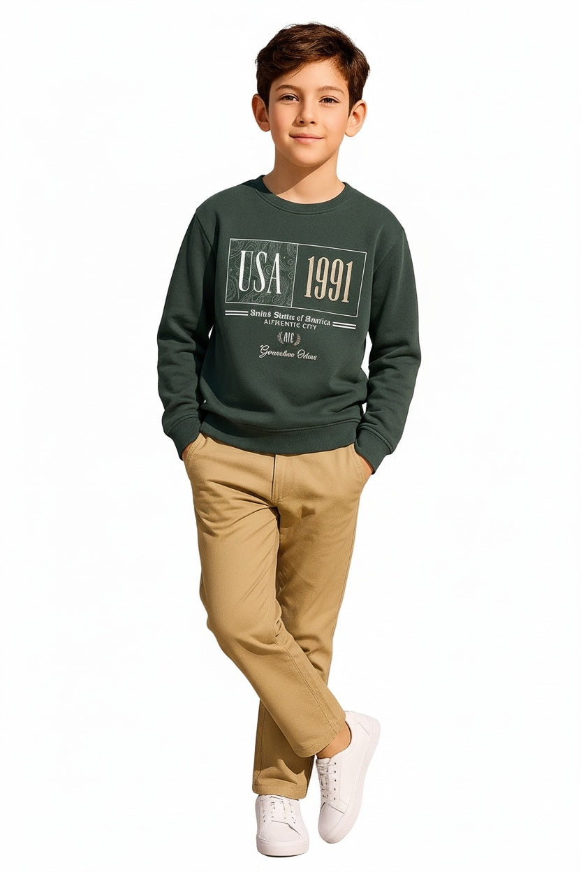 Boys Printed Sweatshirt