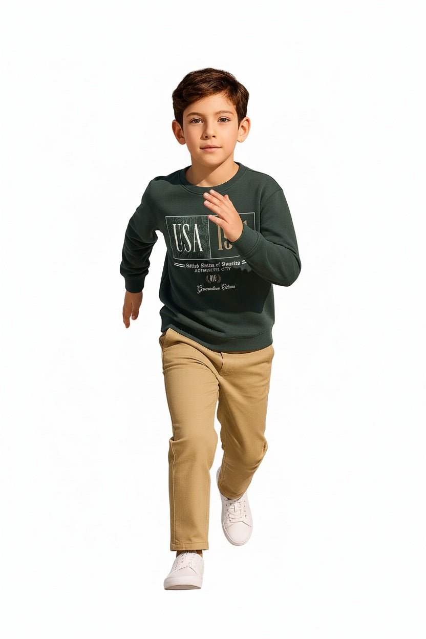 Boys Printed Sweatshirt