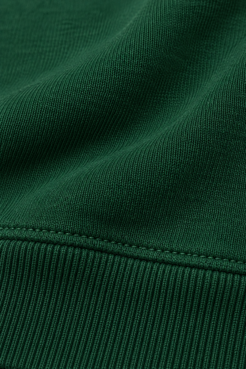 Junior Boys Hunter Green Graphic Sweatshirt – Cotton Brushed Fleece Regular Fit Crew Neck