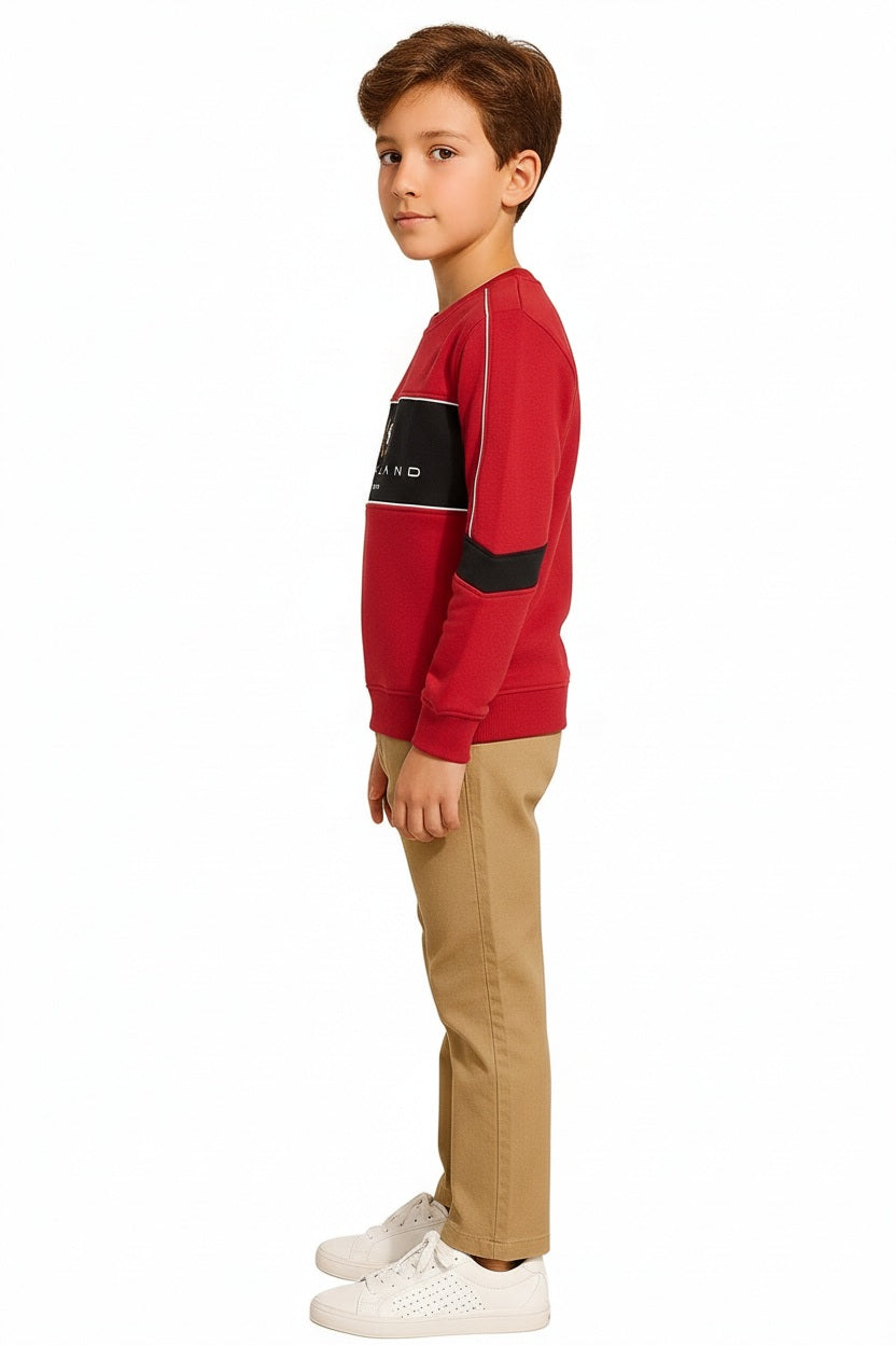 Boys Colourblocked Sweatshirt
