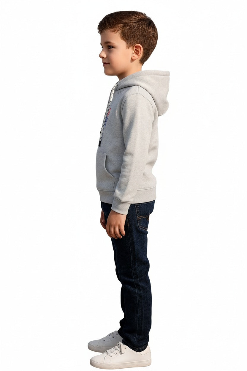 Boys Printed Hooded Sweatshirt