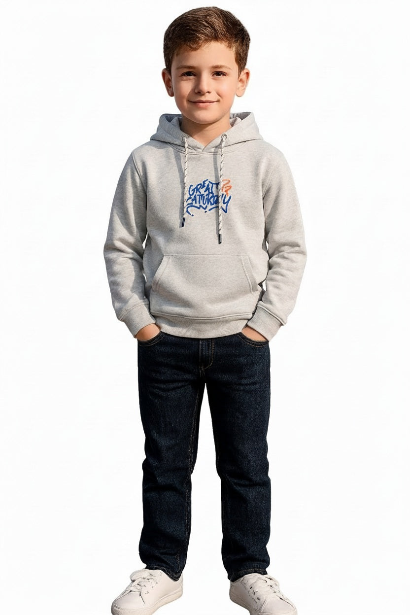 Boys Printed Hooded Sweatshirt
