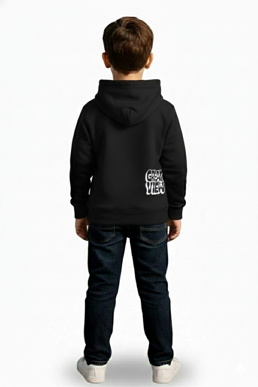 Boys Printed Hooded Sweatshirt