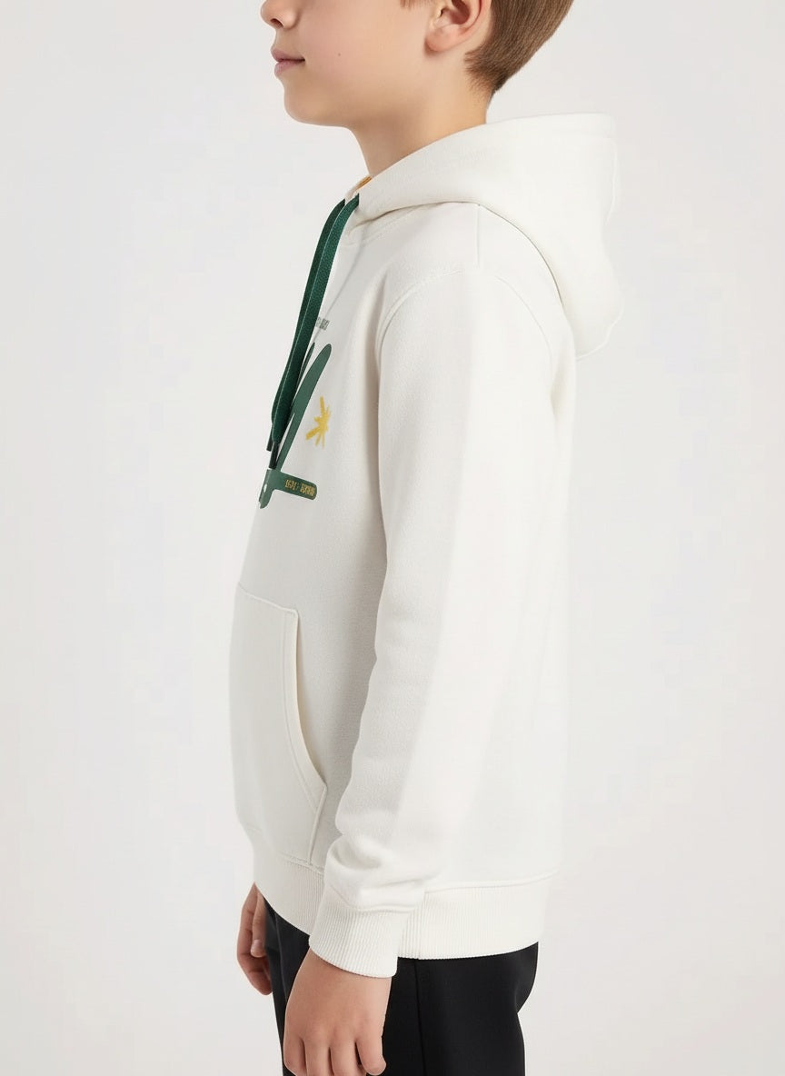 Boy Graphic Hood Neck Sweatshirt