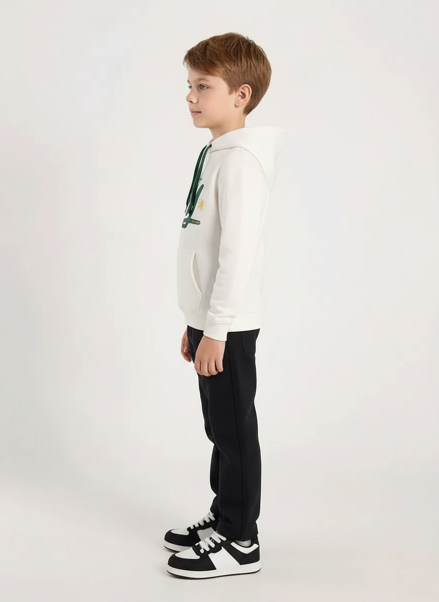 Boy Graphic Hood Neck Sweatshirt