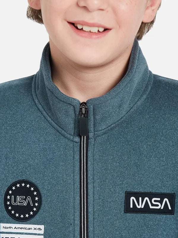 Octave Boys Mock Collar Fleece Sweatshirt