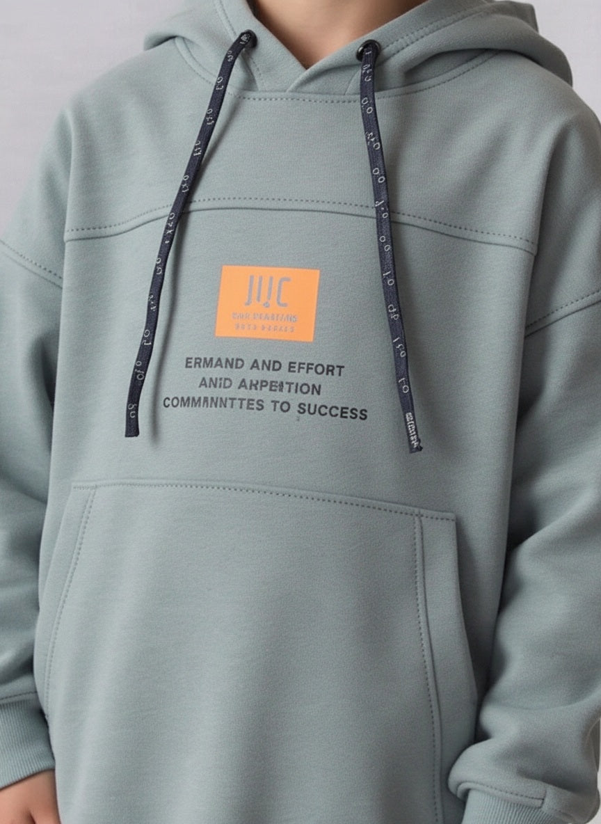 Boys Printed Hooded Sweatshirt