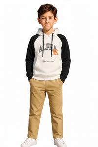 Boys Printed Hooded Sweatshirt