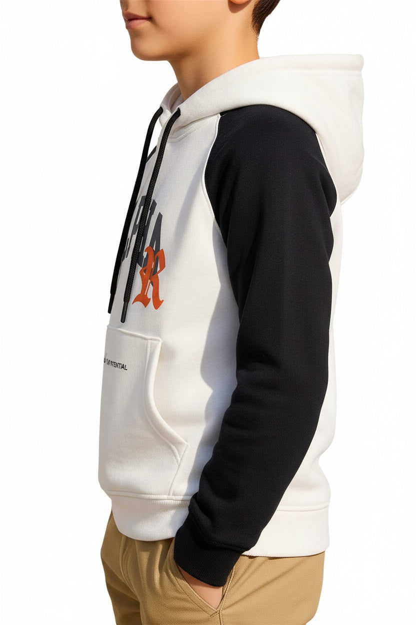 Boys Printed Hooded Sweatshirt