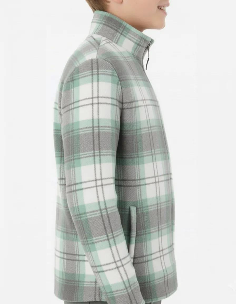 Boys Checked Sweatshirt