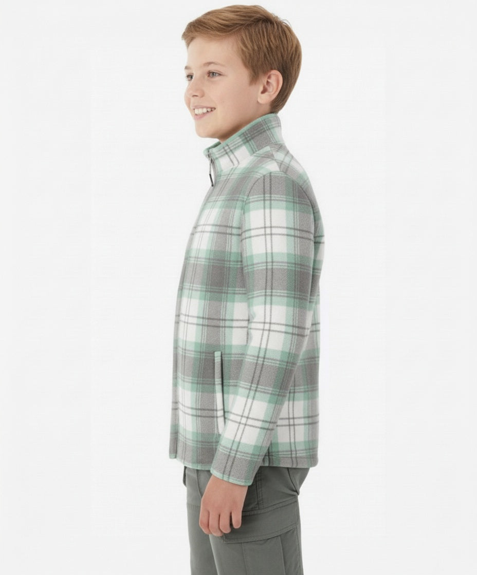 Boys Checked Sweatshirt