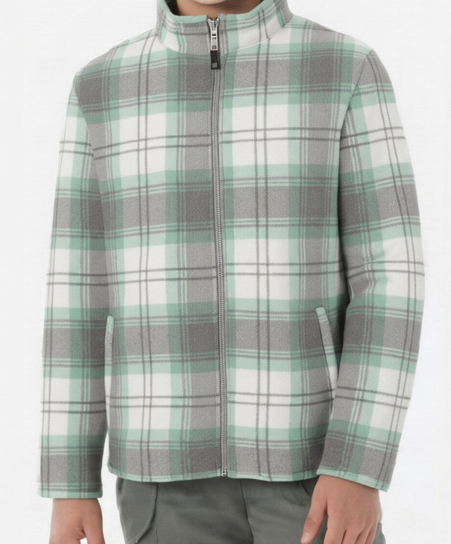 Boys Checked Sweatshirt