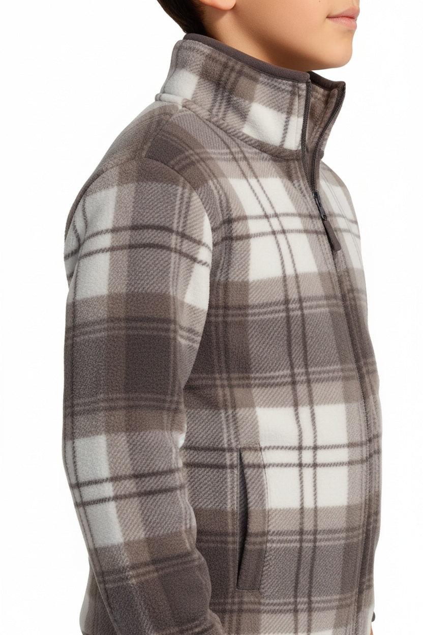 Boys Checked Sweatshirt