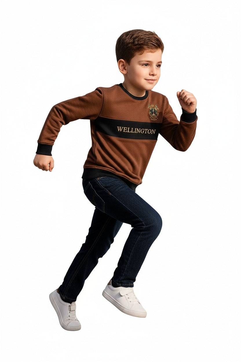 Boys Colourblocked Sweatshirt