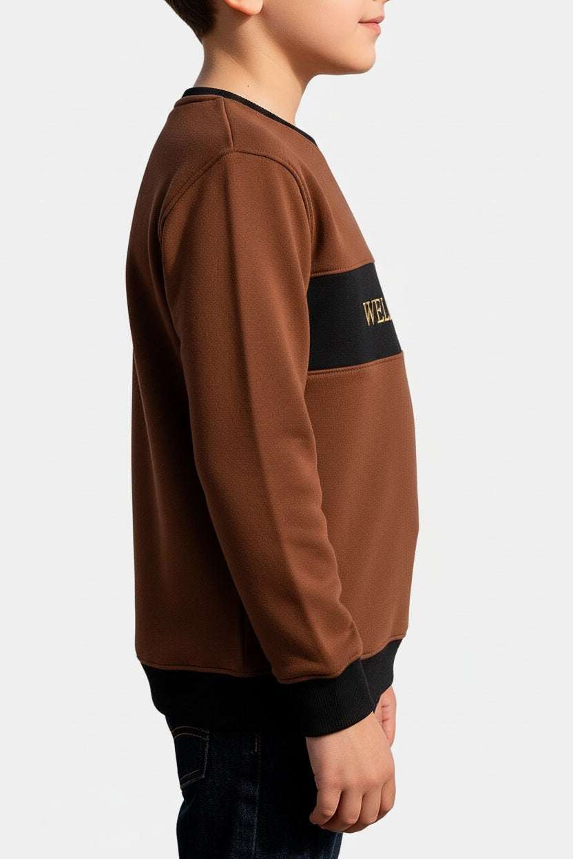 Boys Colourblocked Sweatshirt