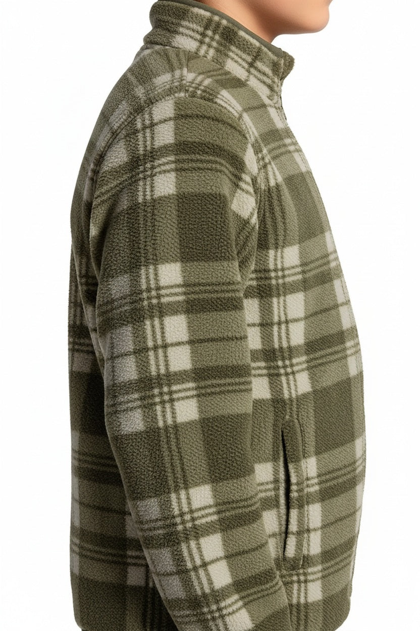 Boys Checked Sweatshirt