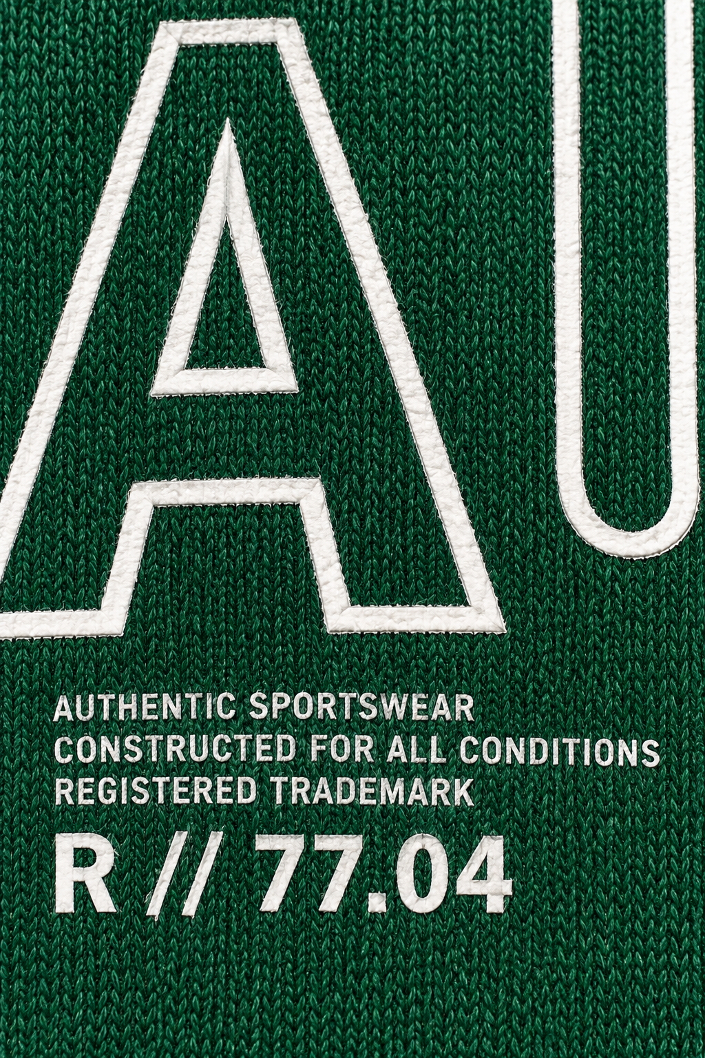 Junior Boys Hunter Green Cotton Fleece Lower – Regular Fit Graphic Track Pants