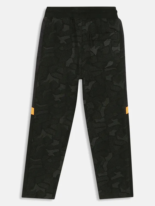 Boys Camouflage Printed Cotton Track Pants