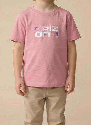 Boy Barely Pink Round Neck T-Shirt