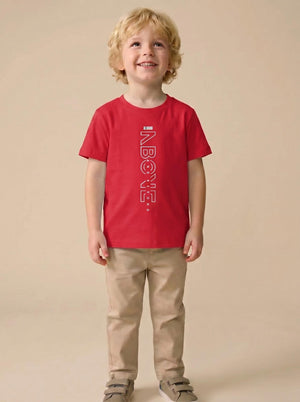 Boy Brick Round Neck T-Shirt