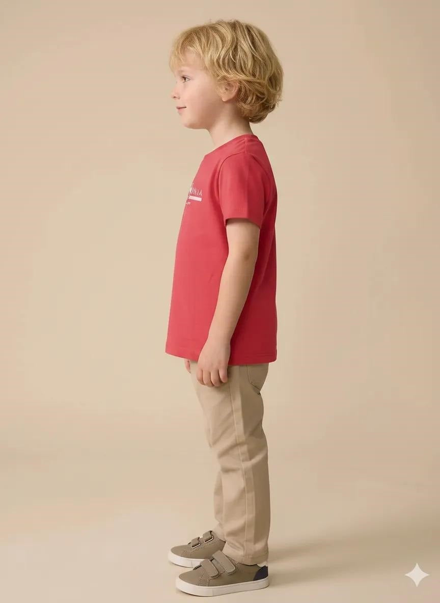 Boys Carrot Printed T-shirt