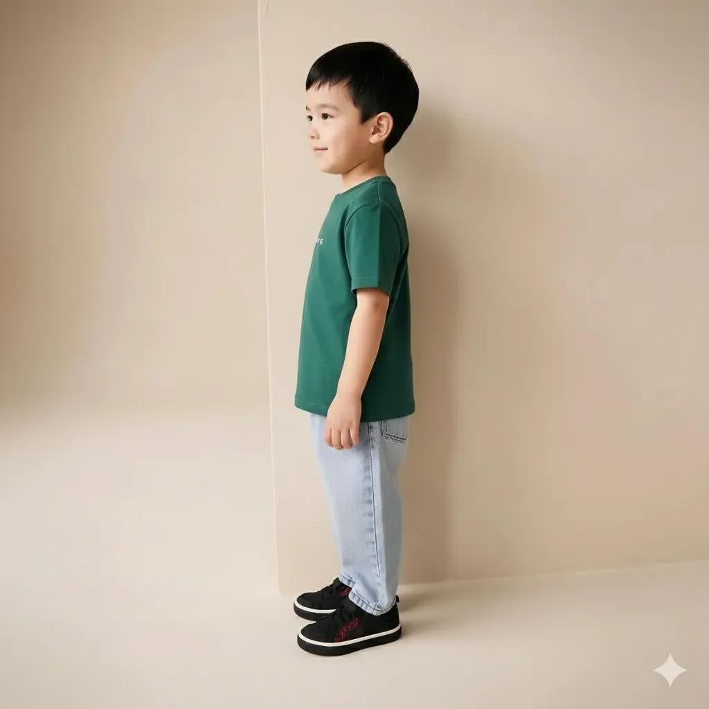 Octave Boys Typography Printed Cotton Round Neck T-shirt