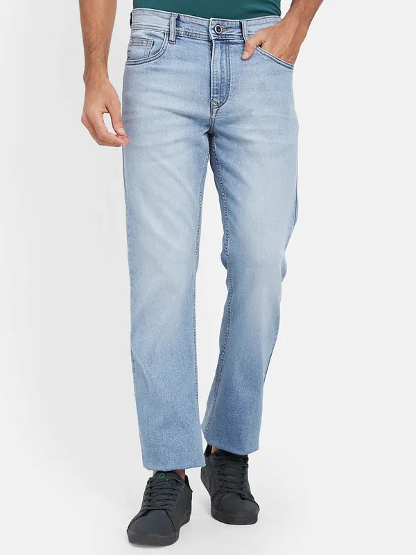 Octave Men Straight Fit Heavy Fade Comfort Jeans