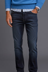 Men Bootcut Mid-Rise Light Fade Stretchable Jeans