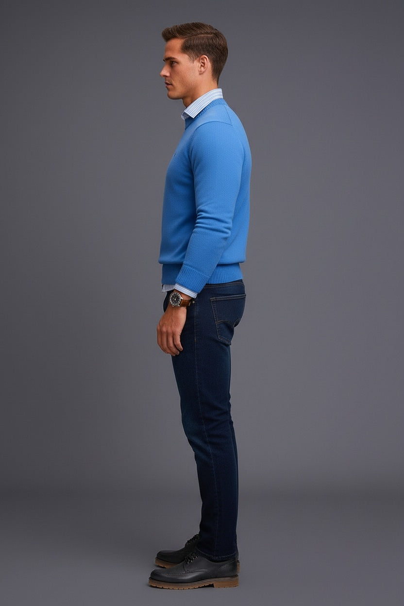 Men Bootcut Mid-Rise Light Fade Stretchable Jeans