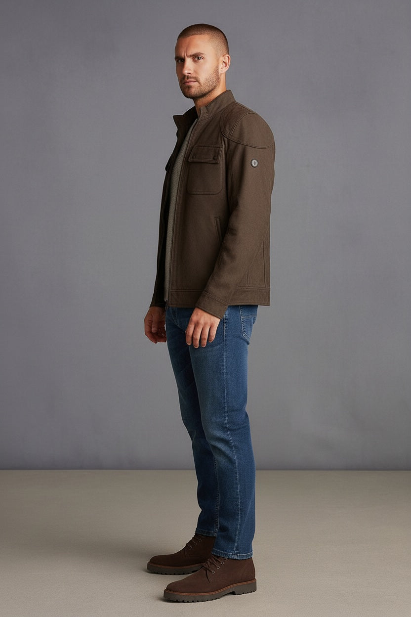 Men Bootcut Mid-Rise Light Fade Stretchable Jeans