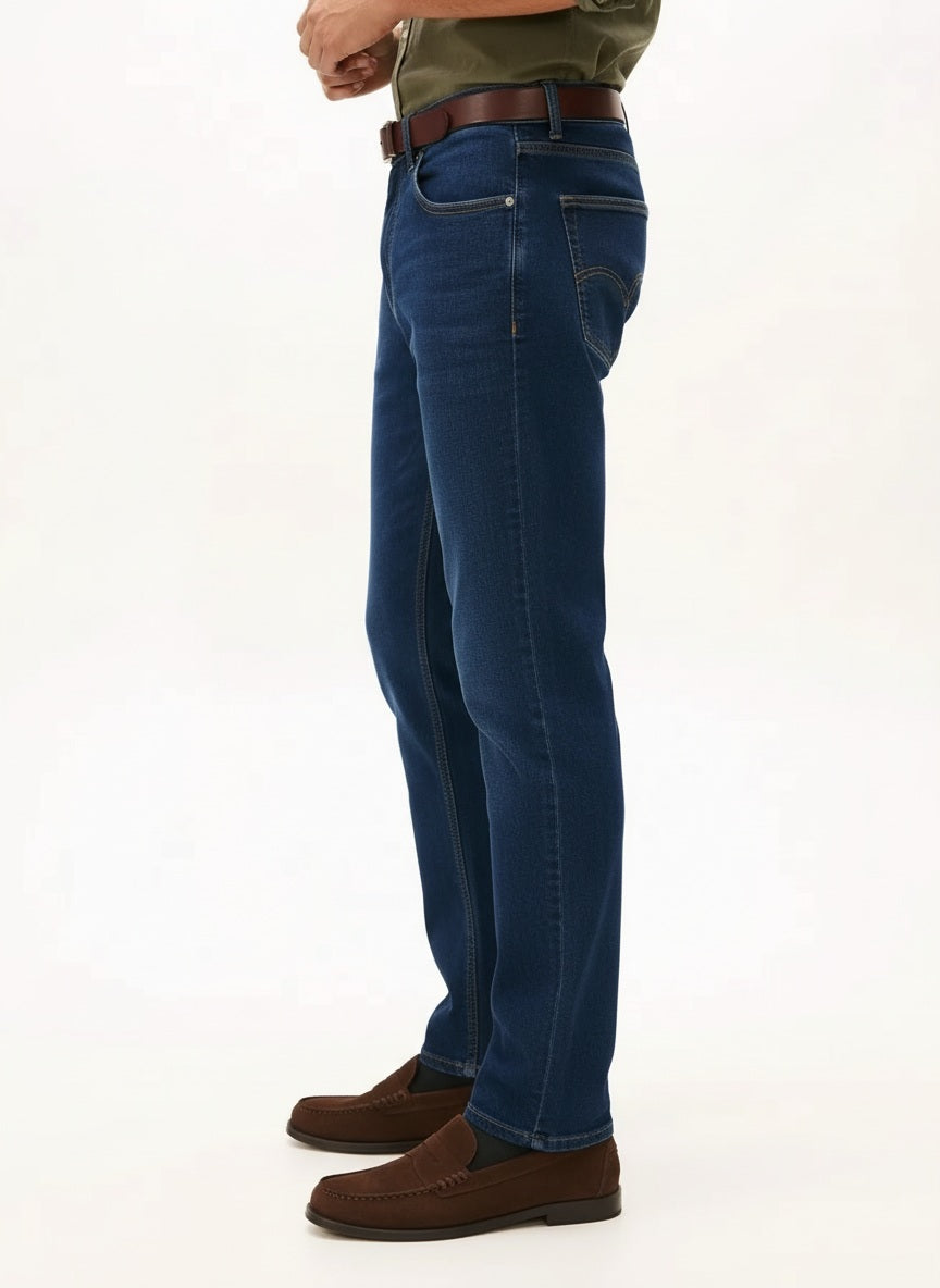 Men Bootcut Mid-Rise Light Fade Stretchable Jeans