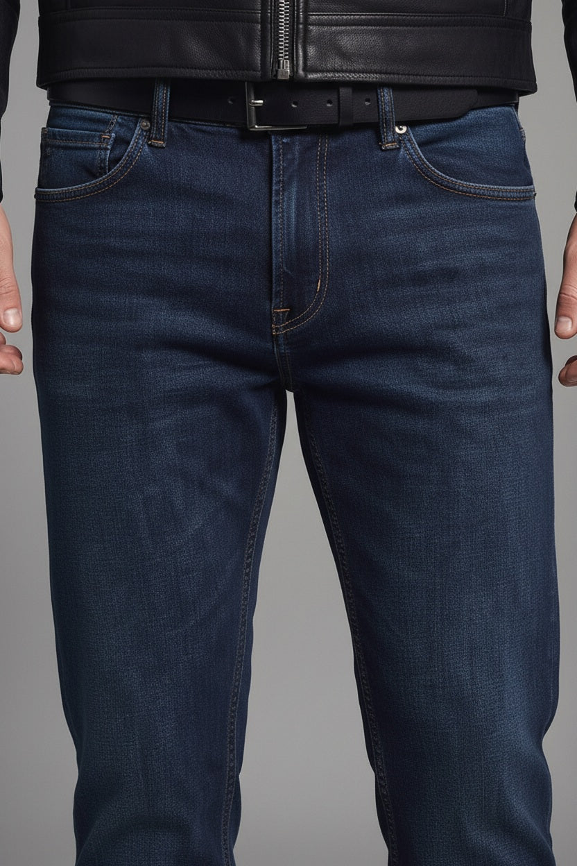 Men Bootcut Mid-Rise Stretchable Jeans