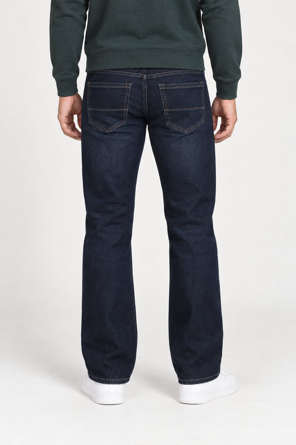 Men’s Boot Cut Denim Jeans – Royal Blue