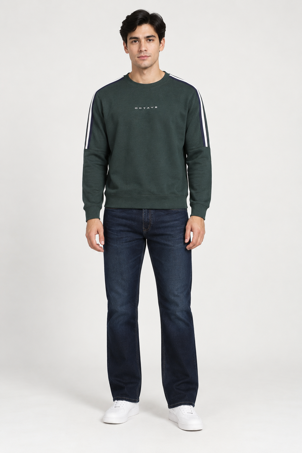Men’s Boot Cut Denim Jeans – Royal Blue