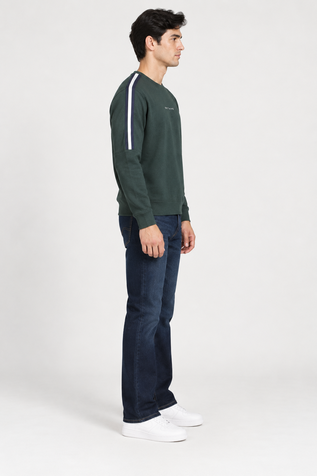 Men’s Boot Cut Denim Jeans – Royal Blue