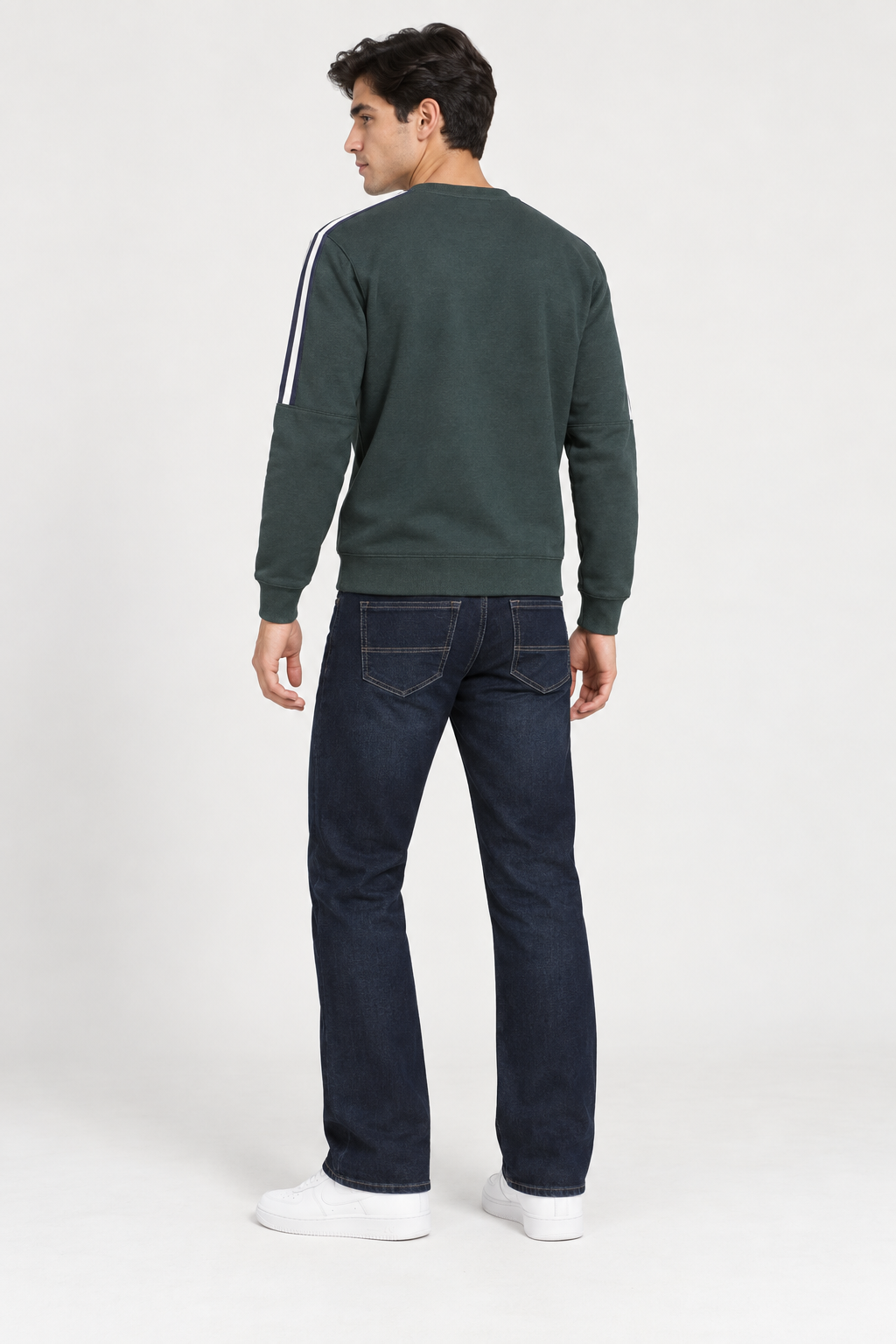Men’s Boot Cut Denim Jeans – Royal Blue