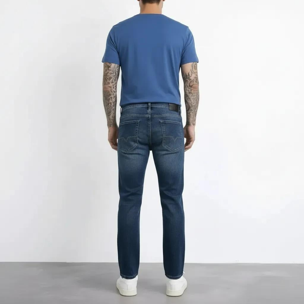 Octave Men Bootcut Mid-Rise Stretchable Jeans