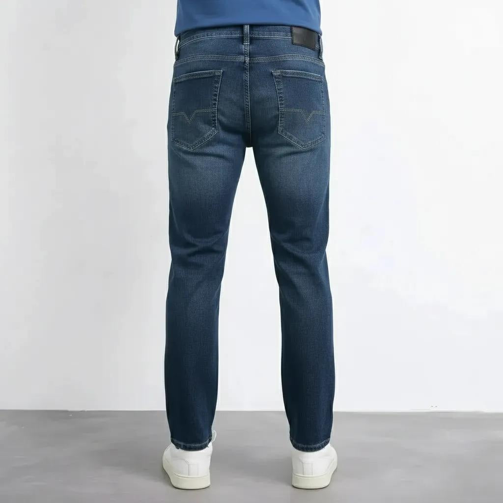 Octave Men Bootcut Mid-Rise Stretchable Jeans