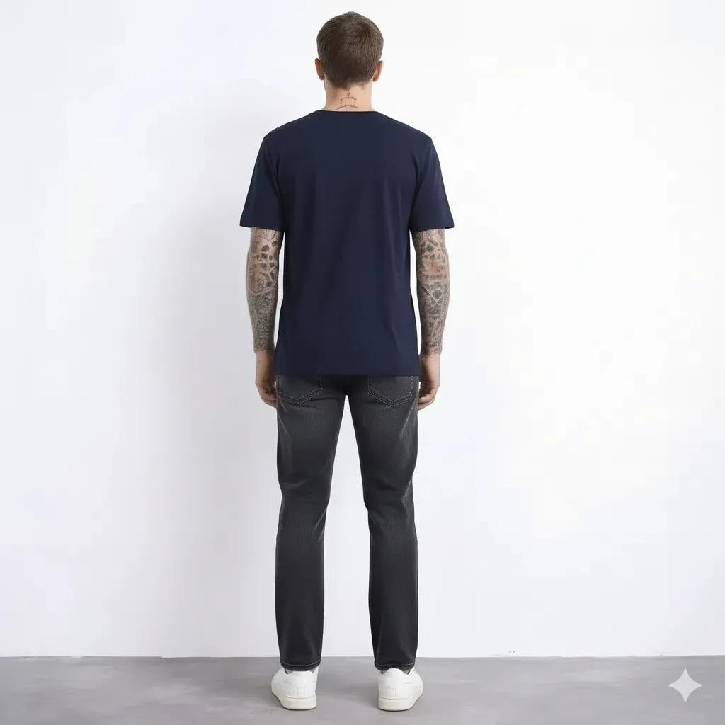 Octave Men Bootcut Mid-Rise Stretchable Jeans