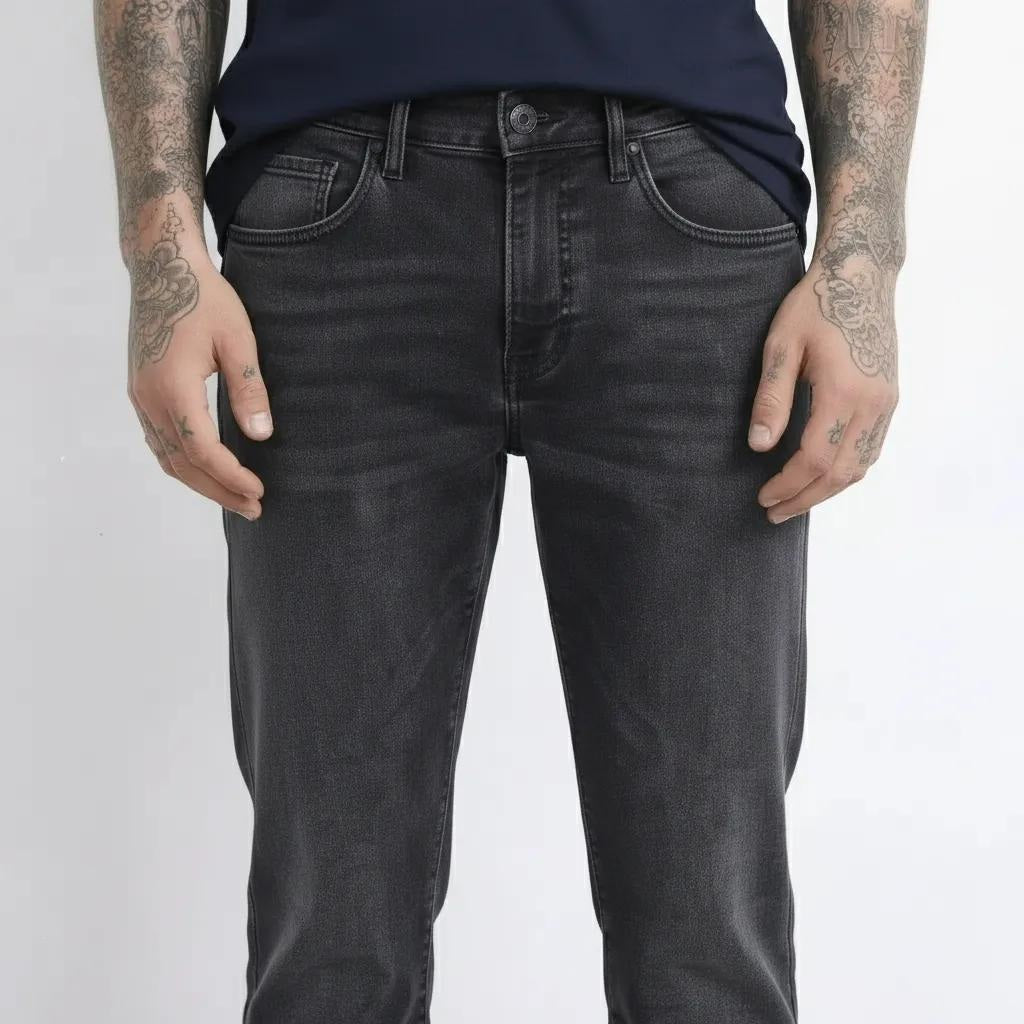 Octave Men Bootcut Mid-Rise Stretchable Jeans