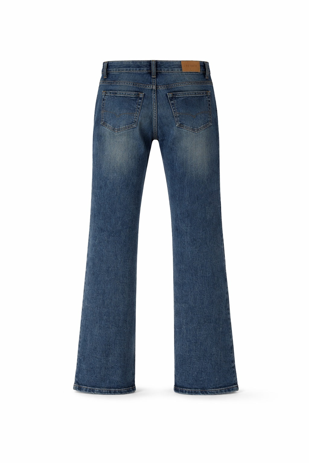 Men Bootcut Mid-Rise Light Fade Stretchable Jeans
