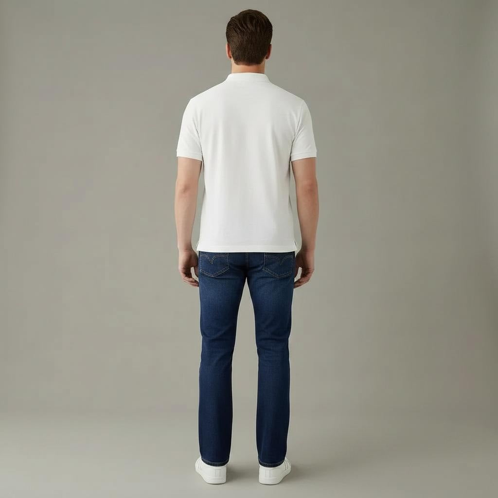 Men Bootcut Mid-Rise Light Fade Stretchable Jeans
